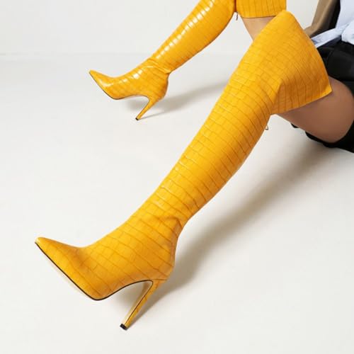 Bottes bout pointu chic pour les soirées élégantes et sorties habillées en hiver - 4