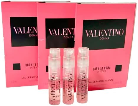 Born in Roma INTENSE EDP Sample WOMEN Spray Partially filled Mini SMALL Perfume SET OF 3