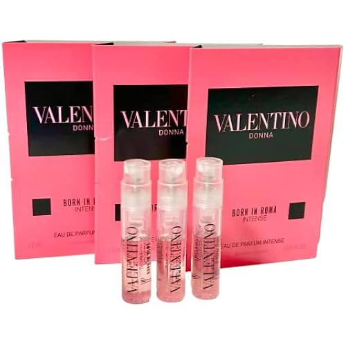 Valentino Born in Roma INTENSE EDP Sample WOMEN Spray Partially filled Mini SMALL Perfume SET OF 3