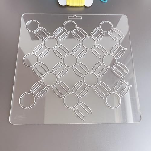 Acrylic Sashiko Stencil, Embroidery Pattern, Quilting Stencil for Hand Quilting and Embroidery