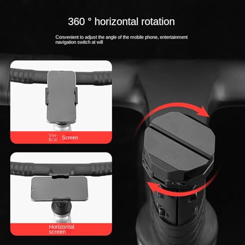 Support de téléphone vélo contre vibrations pour navigation guidon stable - 4