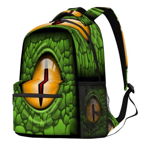 Sac à dos œil de reptile cadeau original pour la rentrée scolaire et la randonnée
