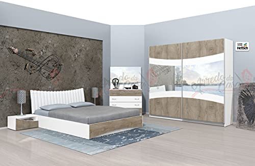 ✅ PARTICOLARE: camere curve rovere dal design ondulato e i colori neutri e delicati
