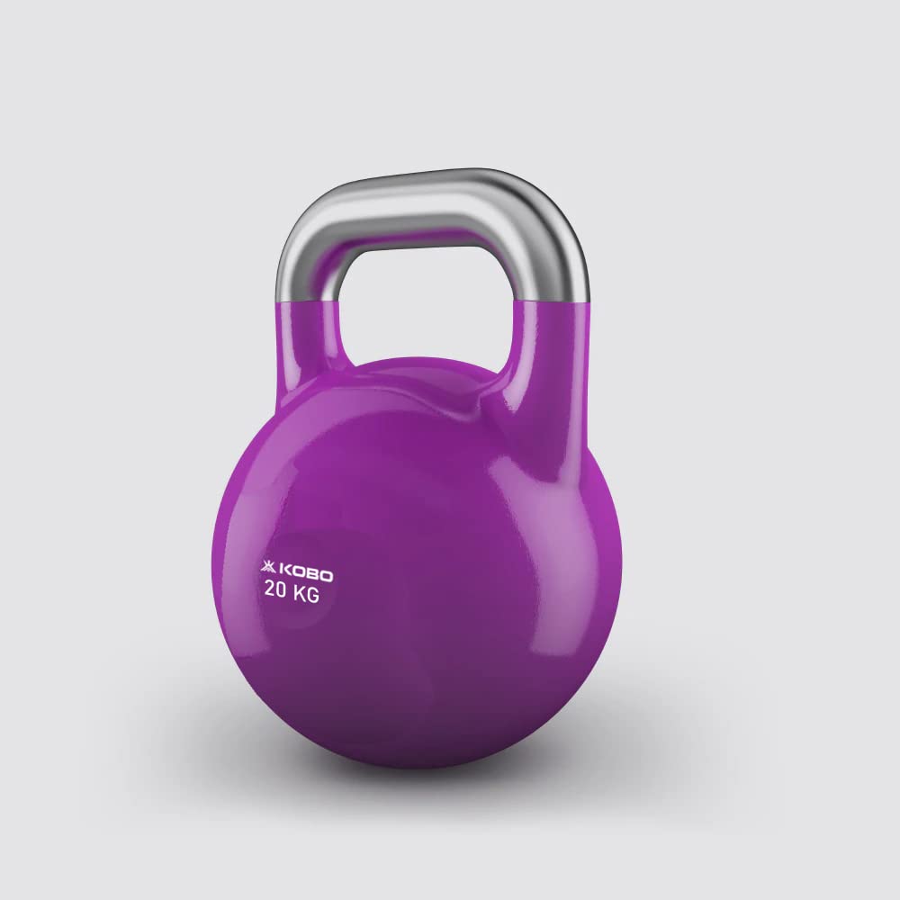 Kobo Competition Kettlebell 20 Kg – Professional Grade Kettlebell for Fitness, Weightlifting, Core Training – Durable and Strong Design – Color-Coded Collection (IMPORTED) (B09SZGM72Q) Amazon Price History, Amazon Price Tracker