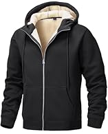 Material: Outer 95% Cotton & 5% Spandex, Inner 100% Polyester - Warm, soft and comfortable. Wearing comfort: Hood with drawstring, elasticated ribbed cuffs and hem to give you better comfort. Pocket: The kangaroo pockets are lined on the inside to ke...