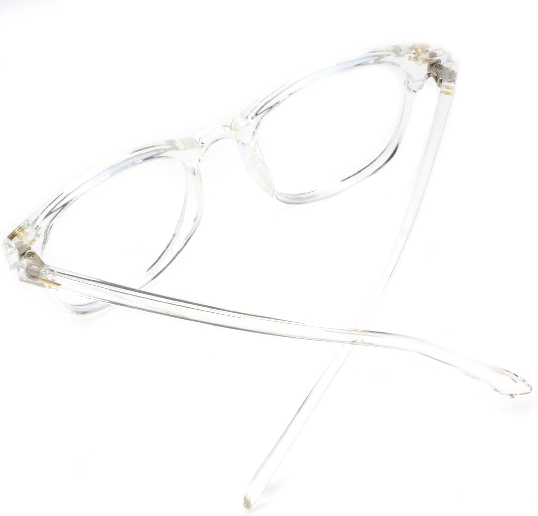 VANANA Blue Light Blocking Glasses for Men and Women, Retro Square Gaming Eyewear for PC, Laptop & Reading - Image 8