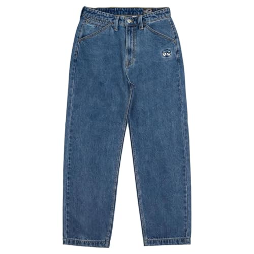 Krooked Eyes Denim Twill Pants - Med Stone Wash - Product