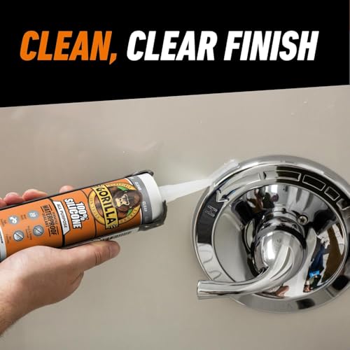 Gorilla 1144110 All Conditions Sealant Silicone Clear 295ml - Image 6