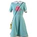 SIDNOR Star vs. The Forces of Evil Princess Star Butterfly Cosplay Costume Attire Outfit (X-Small) Green