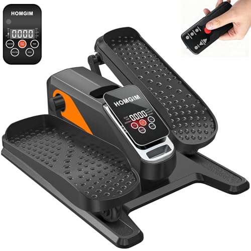 Image of HOMGIM Under Desk Elliptical Machine - Quiet Motorized Leg Exerciser with Smart Remote, 12-Speed Manual Programs Auto /3 Auto Programs LCD Display & Bidirectional Motion for Home /Office