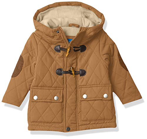Perry Ellis Baby Boys Quilted Puffers, Ermine, 12M