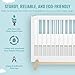 Dream On Me Hygge 5-in-1 Convertible Crib in Weathered Vintage Oak, JPMA & Greenguard Gold Certified, Converts from Baby Crib to Toddler Bed, Daybed/Kids Sofa and Full-Size Bed