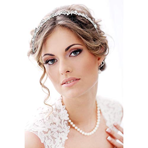 Rhinestone Bridal Headband for Women's Wedding Accessories