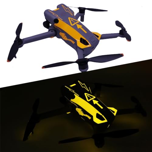 For DJI mini 5pro�p�����f�R���[�V�����X�e�b�J�[�L�b�g ����X�e�b�J�[ ���F�I�� �h���X�L���X�e�b�J�[�f�J�[�� �X�L���V�[�� DIY�A�N�Z�T���[ for DJI mini 5pro�h���[���p�h���ی�t�B�����X�e�b�J�[�Z�b�g (�I�����W�C�G��