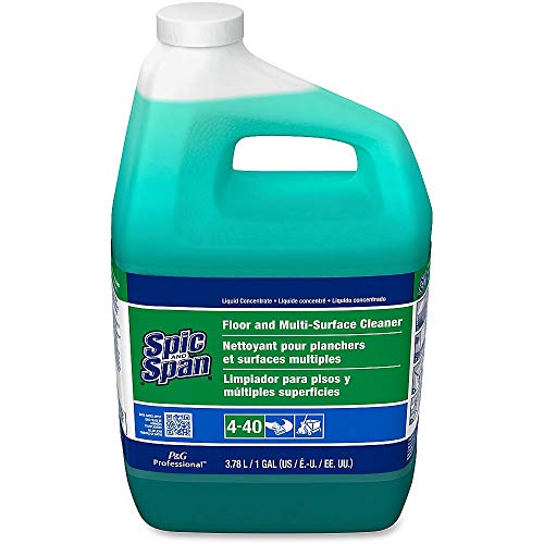 Floor And Multi-Surface Concentrate Cleaner From Spic And Span Professional, Bulk Cleaner For Kitchen, Bathroom And Unwaxed Wood Floor Uses, 1 Gal. (Case Of 3) #TOP5