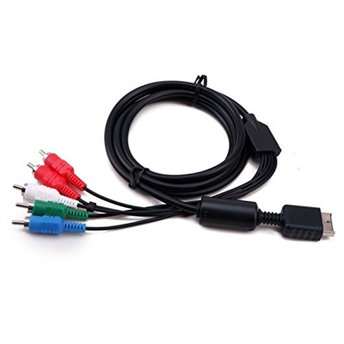 Hi-mall PS3 Cable, Analog AV Multi Out to Component Cable 6ft(1.8m) Compatible with Playstation 2 Playstation 3