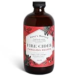 Hany's Harvest Carolina Reaper Fire Cider, 16 oz Glass Bottle, All Natural Apple Cider Vinegar Welln