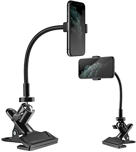 Zacro Soporte para Teléfono Móvil 360° Rotación Soporte Móvil Universal para Teléfono Móvil, Cámara Deportiva, Smartphone Phone Stand para Dormitorio, Oficina, Baño, Cocina