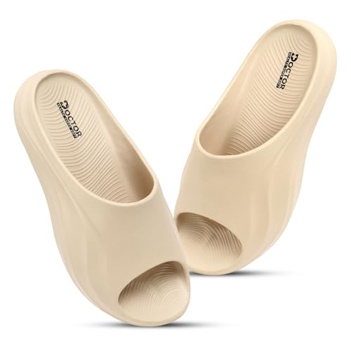 Image of DOCTOR HEALTH SUPER SOFT Slides for Men|| Lightweight || Skid Resistant || Men's Casual Slides - Stylish, Comfortable, and Anti-Slip Footwear for Everyday Use|| Flip-Flop & Sliders for Men
