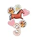 Mayflower Products Spirit Riding Free Party Supplies 3rd Birthday Brown Horse Balloon Bouquet Decorations