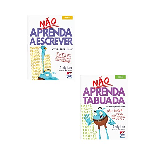 Combo Não Aprenda... A Escrever a Tabuada