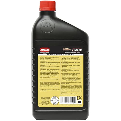 Aceite para motor Amalie Imperial Turbo 10W-40 1 cuarto x12 miniatura 2