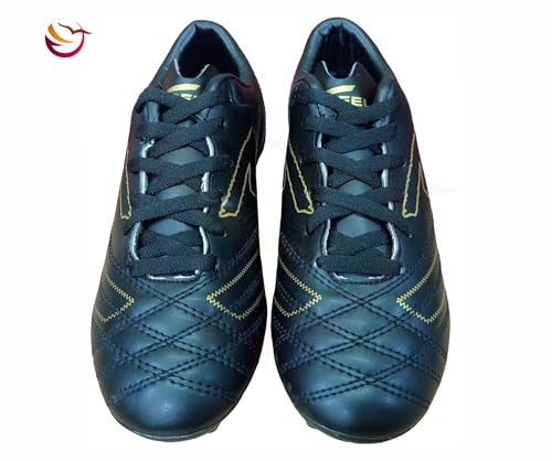 Image of FELO Sparta PU Leather Multipurpose Studs, Lightweight Football /Hockey /Rugby /American Football Shoes for Men /Women /Boys /Girls