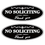 2 Pack No Soliciting Sign for...