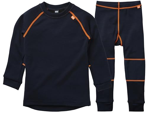 Helly Hansen Kid's HH Lifa Merino Baselayer Set, Navy, 7 Years