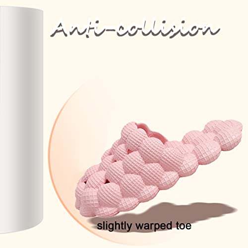 Fiedaz Women Men Funny Lychee Bubble Slides Kids Boys Girls Slides Quick-Drying Shower Slides Home Non-Slip Slippers Soft Bathroom Slides4