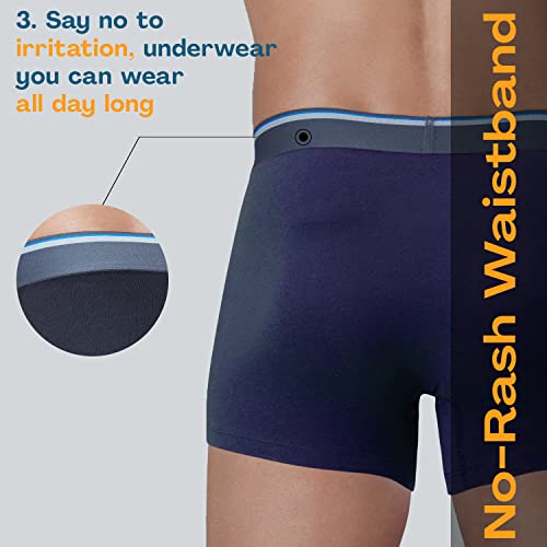 Image of GLOOT Men's Cotton Trunks Striped Briefs