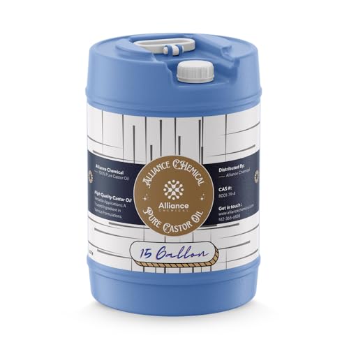 100% Pure Castor Oil - 15 Gallon Drum -Ideal for Industrial Lubricants and Coatings