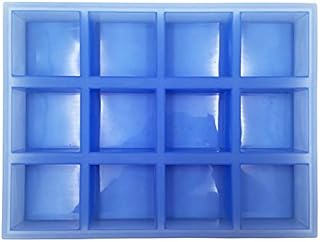 Square Soap Mold 4oz, Silicone Molds for Soap Sturdy and Durable, Flexible Silicone Resin Mold for Homemade Craft