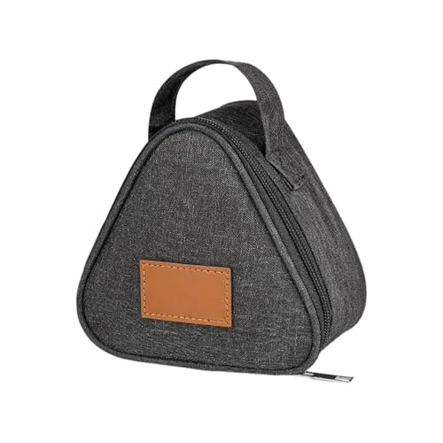LearnLyrics Bolsa de almuerzo pequeña – Almacenamiento triangular aislado para sándwich, bolsas de aperitivos reutilizables, para adultos, niños, trabajo, escuela, viajes, picnic, playa, contenedor