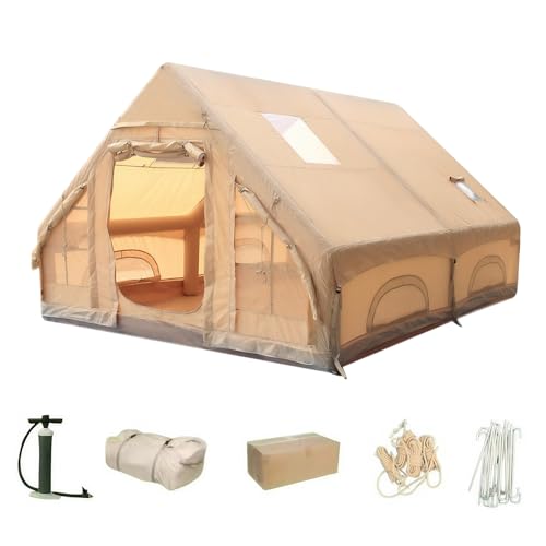 Carpa inflable para camping 4 estaciones 8 personas 420D miniatura 1