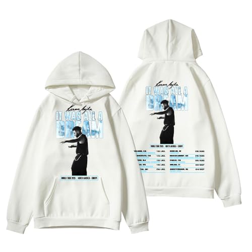 Karan Aujla Merch It Was All A Dream World Tour Sweatshirt 2025 Men Women Vintage 90s Polyester Long Sleeve