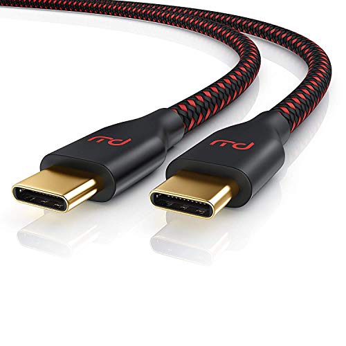 Primewire 0,5 m Cable USB Tipo C Gen 2 - Tipo C 3.1 a Tipo C 3.1 con Todas Las Funciones - USB 3.1 Gen 2 - Chip E- Marker - SuperSpeed - Velocidad de Transferencia de Datos de hasta 10 Gbit s