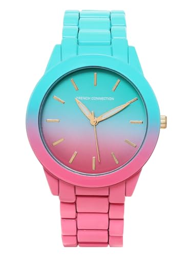 French Connection Analog Blue Dial Womens Metal Watch-Fcs04U (B0D78MXVBG) Amazon Price History, Amazon Price Tracker