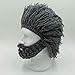 YEKEYI Viking Beard Beanie Horn Hat Winter Warm Mask Knitted Wool Funny Skull Cap (Barbarian)