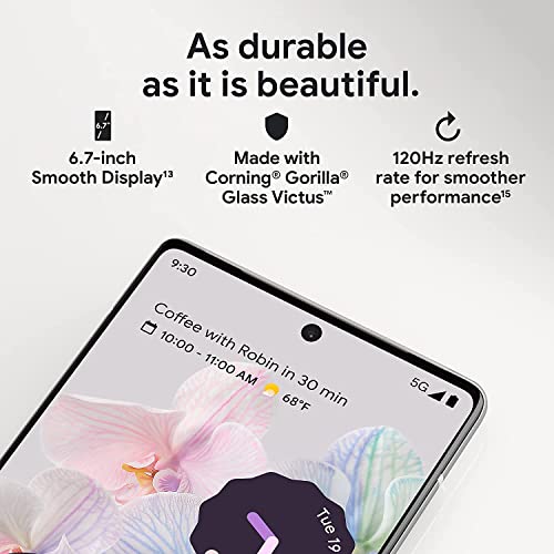 Google Pixel 6 Pro 5G (128Gb, 12Gb) 6.71" Amoled 120Hz, 4K Camera (Fully Unlocked For Verizon, T-Mobile, At&T, Global) International Model G8Vou (W/ 25W Charge Cube & Fast Wireless Charger)(Black) #TOP5