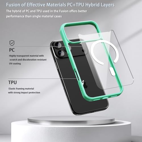 Image of for iPhone 17 pro max Case,Ultra Hybrid(Mint Green)