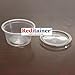 Reditainer - Plastic Disposable Portion Cups - The Perfect Souffle Cup (2 Ounce, Package of 500 Cups with Lids)