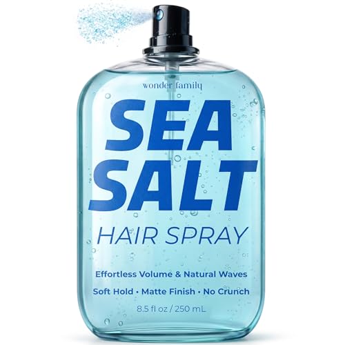 Sea Salt Spray for Hair – Texturizing Spray & Volume Hair Spray for Beach Waves – Curl Activator & Dry Texture Spray for Men & Women – Travel Size Flexible Hold Hair Mist for Wavy & Curly Hair Styling
