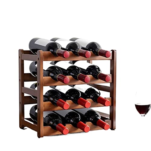 Soporte de vino TOMYEUS para 6 botellas madera miniatura 1