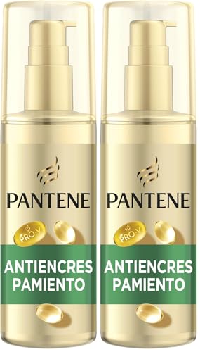 Pantene Nutri Pro-V Anti Encrespamiento 145ml para Pelo Encrespado y Apagado. Hidratante Diario, Pelo Suave y Sedoso hasta 24 horas. Sin Aclarado (Paquete de 2)
