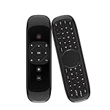 Wechip W2 2.4G Ratón de Aire Teclado inalámbrico con Touchpad Mouse Control Remoto por Infrarrojos para Android TV Box PC Proyector