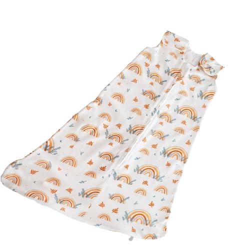 Tickle Tickle Organic Cotton Sleeping Bag- 1.0 TOG- Rainbow Iris 3Months-3 Years