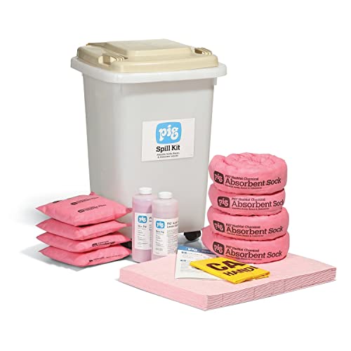 PIG Hazmat Spill Kit See-Thru Container