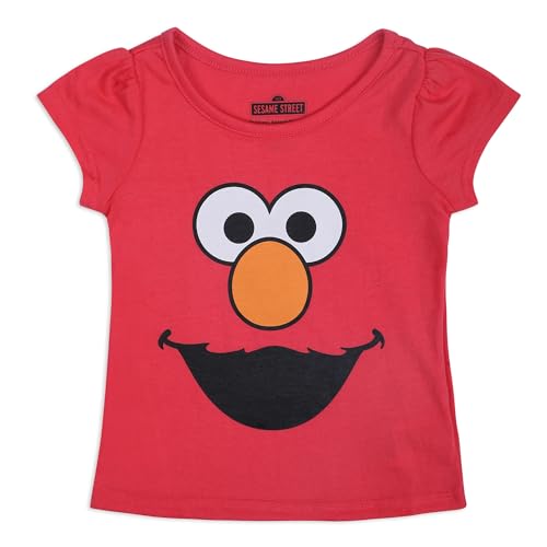 Sesame Street Elmo Girls 3 Pack Short Sleeve T-Shirt for Infant and Toddlers2