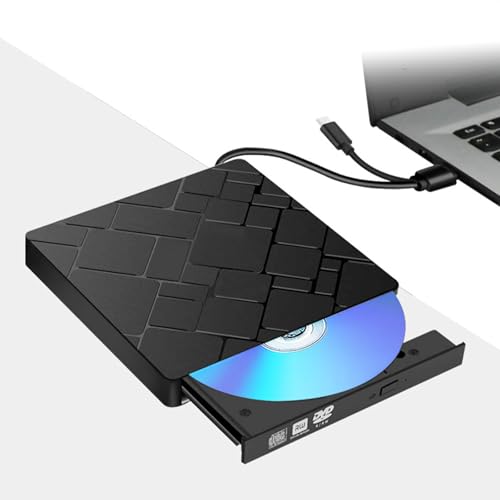 Graveur DVD externe Type C ordinateur portable lecteur CD PC bureau USB - 4